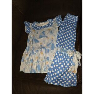 Disney princess boutique Cinderella dress and leggings size 3t